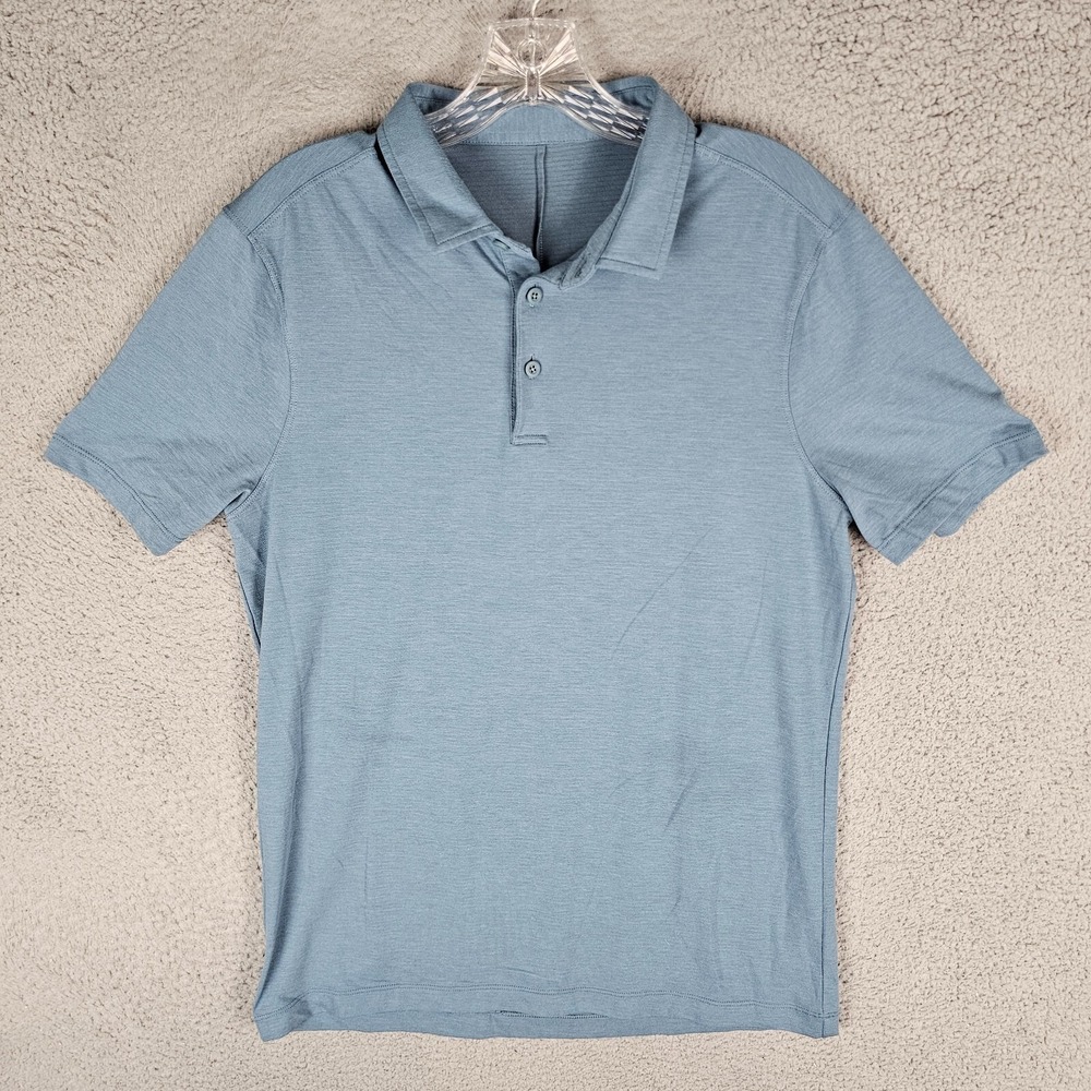 Lululemon Polo Shirt Mens Small Stretch Golf Performance Athleisure Preppy